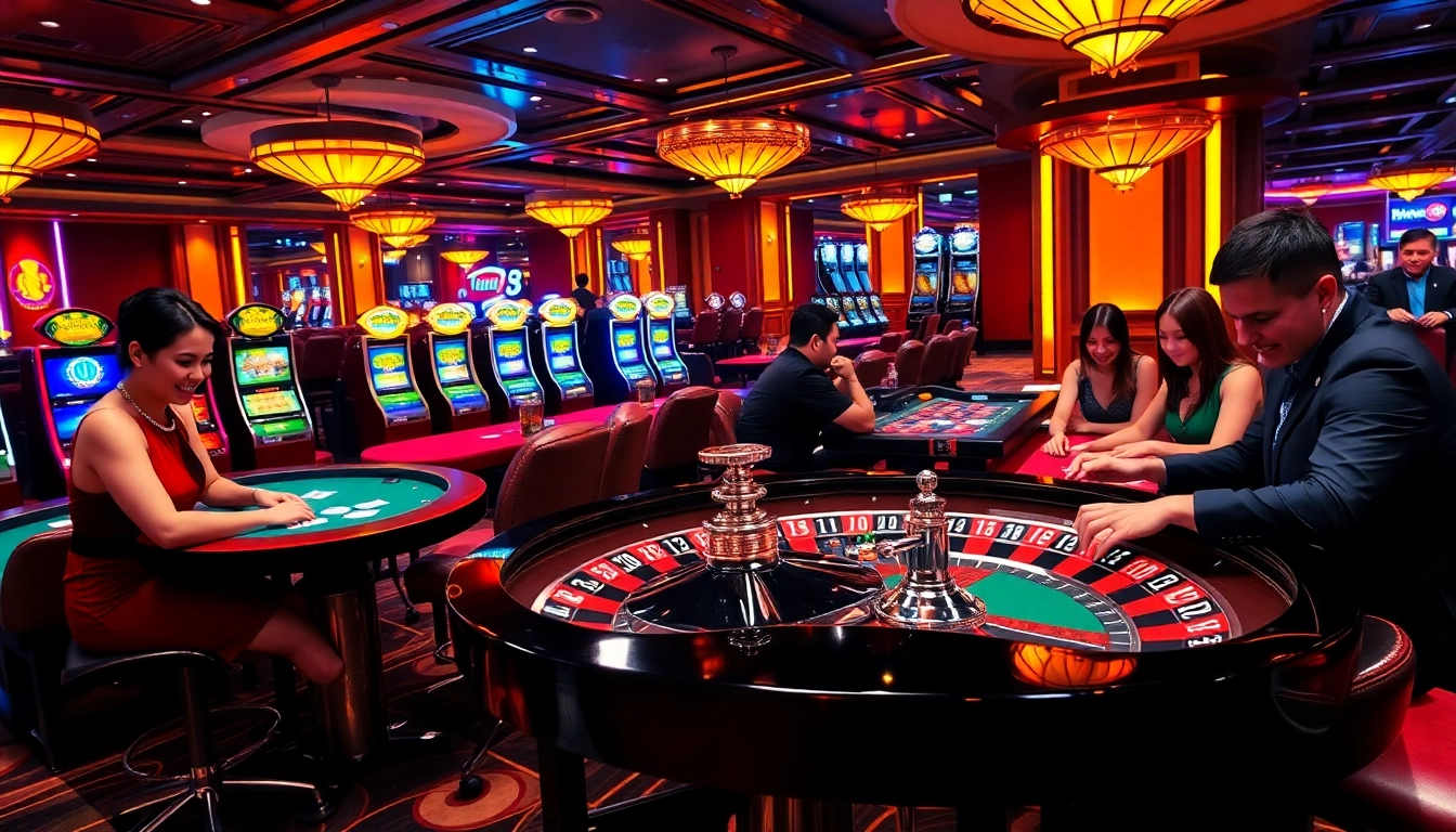 Experience the thrill of betting at tr88 casino with poker, roulette, and slot machines.